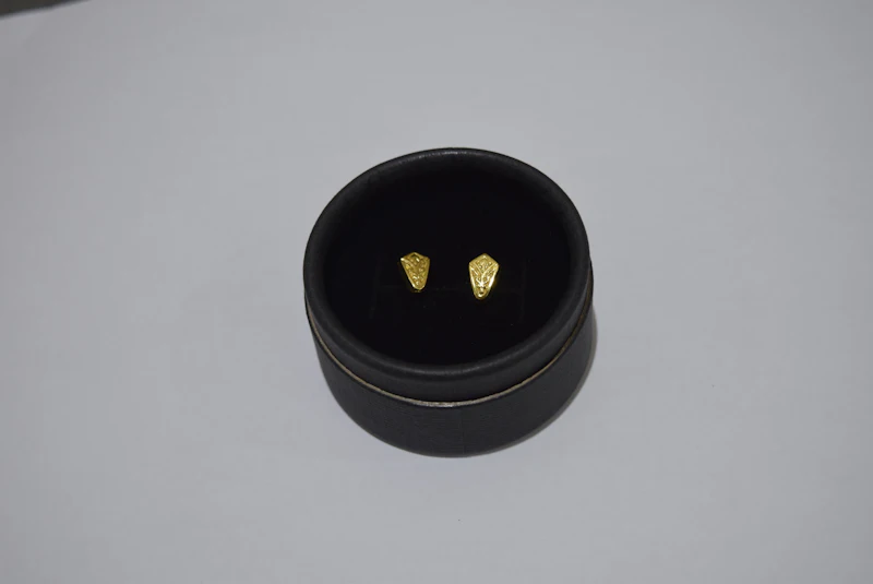 Pendientes pequeños de oro